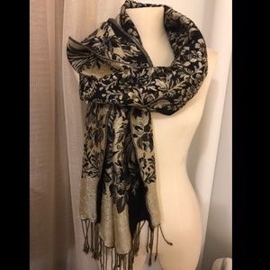 Gold & Black Scarf